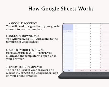 Sinking Funds & Savings Tracker Spreadsheet | Google Sheets Excel Budget Template | Finance Planner for Money Goals